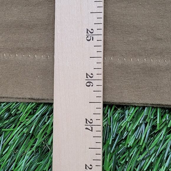 Vintage La-Vida Cross Heart Shirt Medium 20x27 Brown - Picture 16 of 16